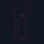 Designer Scuba tank pink - AS Colour Maple Organic Tee (Retail Quality) Design