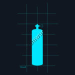 Blue Tank T-shirt Men Design
