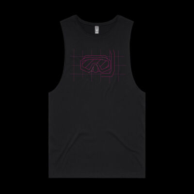 Designer Dive Mask pink - Organic Tee Women - AS Colour Barnard Tank (Retail Quality) Thumbnail