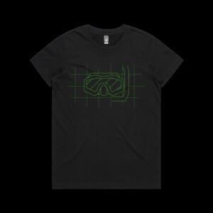 Designer Dive Mask green - Organic Tee Women Thumbnail