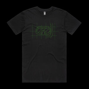 Designer Dive Mask green - Organic Tee Men Thumbnail