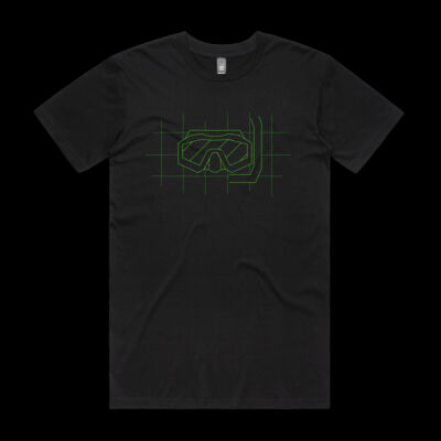 Designer Dive Mask green - Organic Tee Men Thumbnail