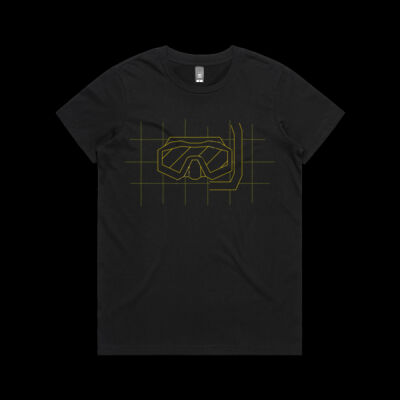 Designer Dive Mask yellow - Organic Tee Women  Thumbnail