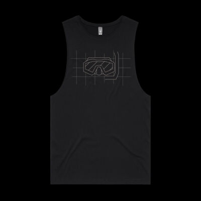 Designer Dive Mask white - Barnard Tank (Retail Quality) Thumbnail