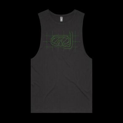 Designer Dive Mask green - Barnard Tank (Retail Quality) Thumbnail