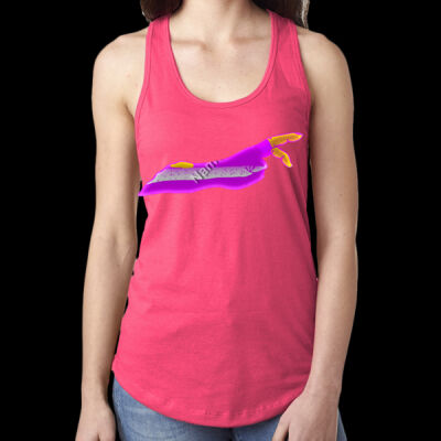 Nudi Hand - Next Level Ladies' Ideal Racerback Tank Thumbnail