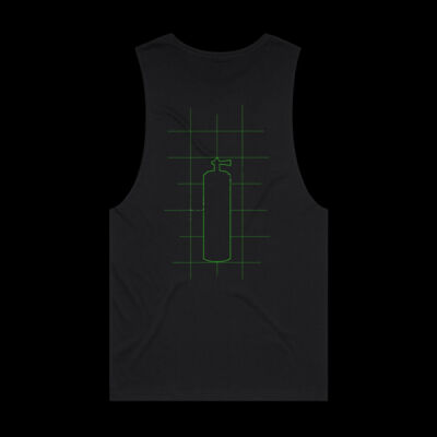 Designer Scuba tank green  - AS Colour Barnard Tank (Retail Quality) Thumbnail