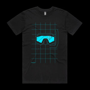 Blue Dive Mask T-shirt Men Thumbnail