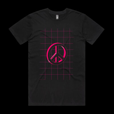Pink Peace T-shirt Men Thumbnail