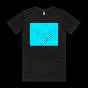 Blue Mask full T-shirt Men Thumbnail