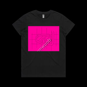 Pink Mask full T-shirt Women Thumbnail