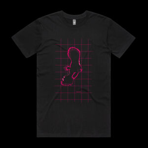 Pink spadefish on a men's t-shirt  Thumbnail