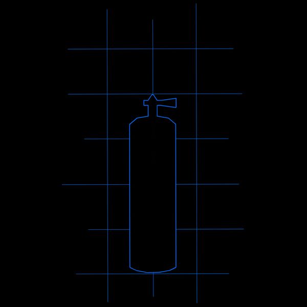 Designer Scuba Tank blue Thumbnail