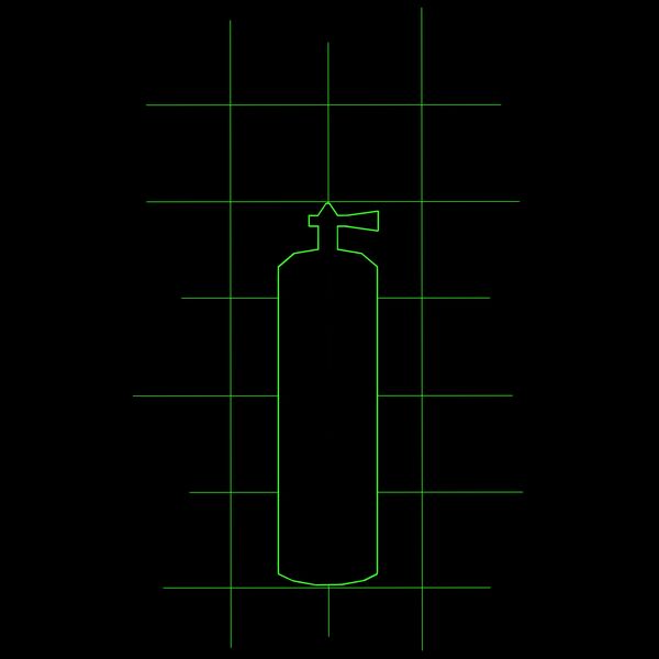 Designer Scuba Tank green Thumbnail