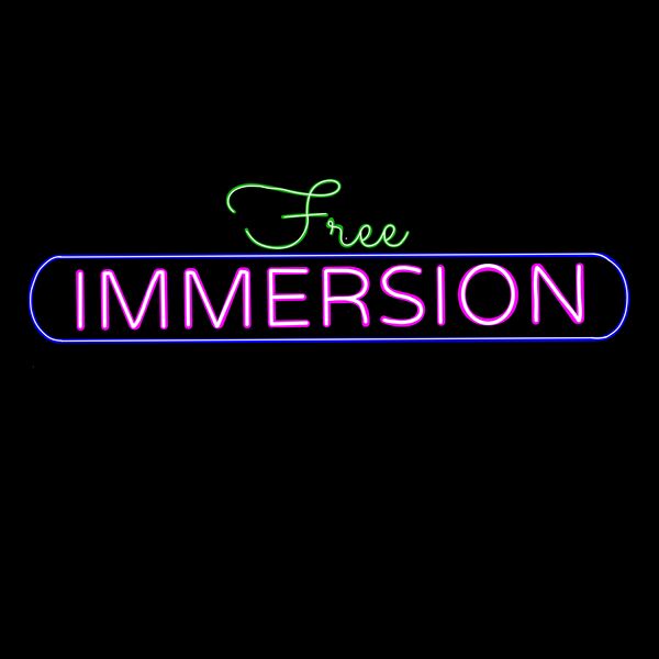 Free immersion neon sign Thumbnail