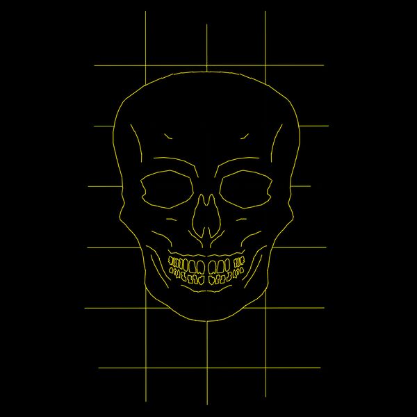 Arcade Skull yellow Thumbnail