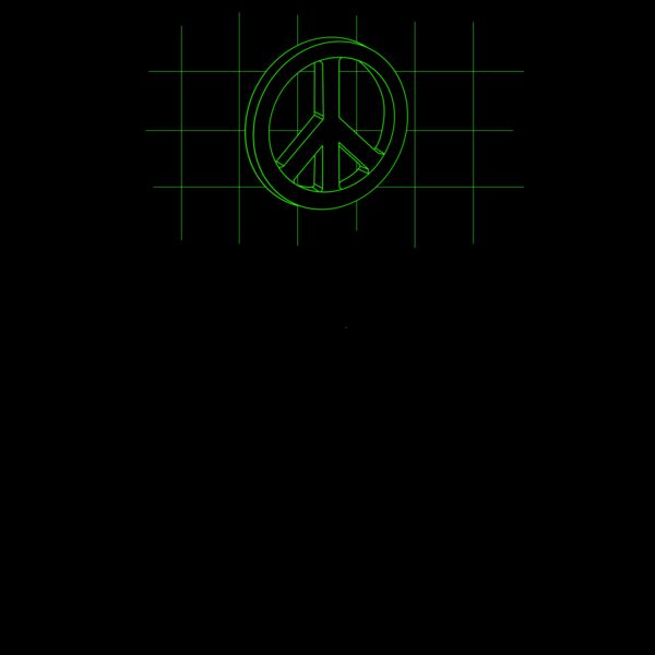 GRID DRAWING for peace green  Thumbnail